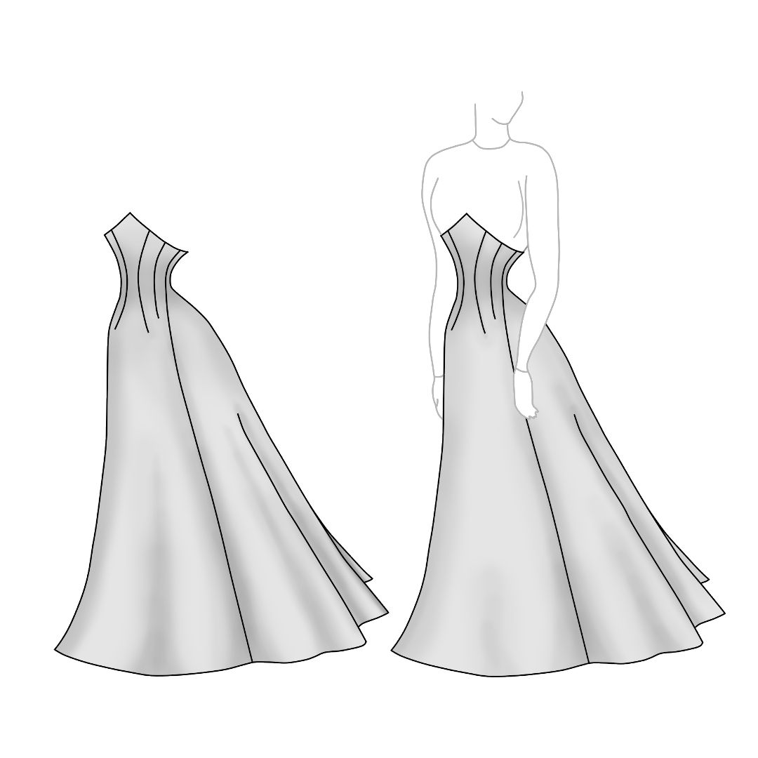 1897 High Waisted Skirt